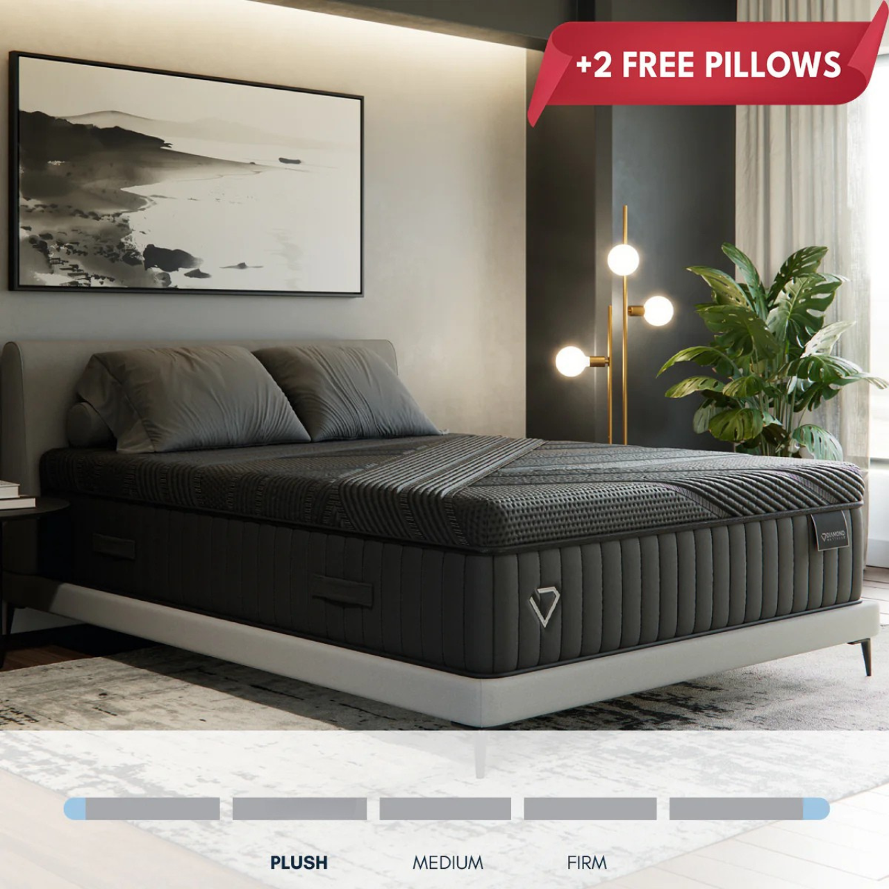 Black Diamond All Foam Mattress by Diamond