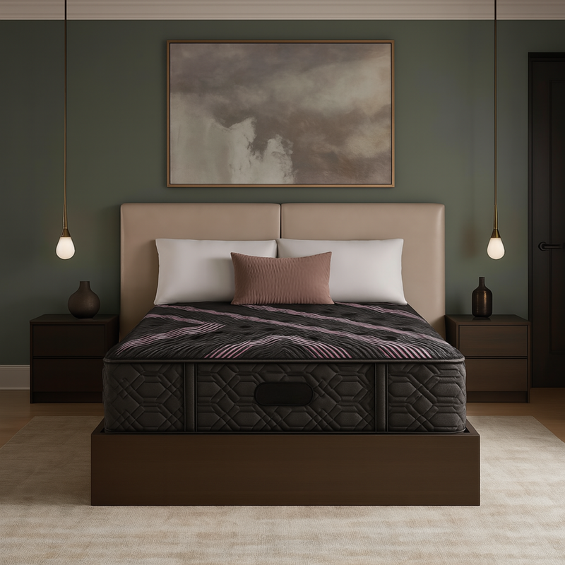 iDealBed Smart 7i Custom Adjustable Bed & Black Series Two Medium 15.5" Mattress (Bundle Price)