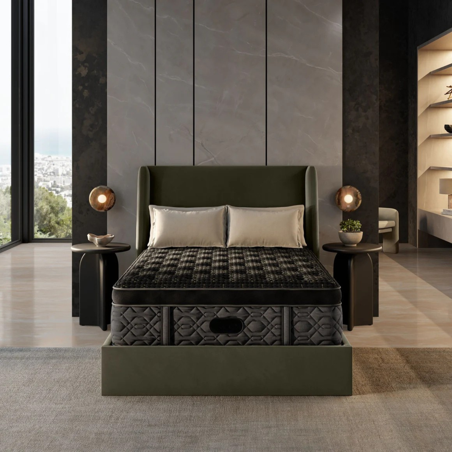Closeout - Black Series Four Medium Summit Pillow Top Mattress