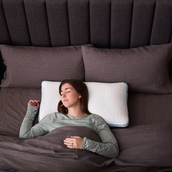 Malouf FlexFill Foam Fiber Pillow With HyperChill Cover