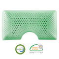 Malouf Shoulder Zoned Dough® Peppermint Pillow