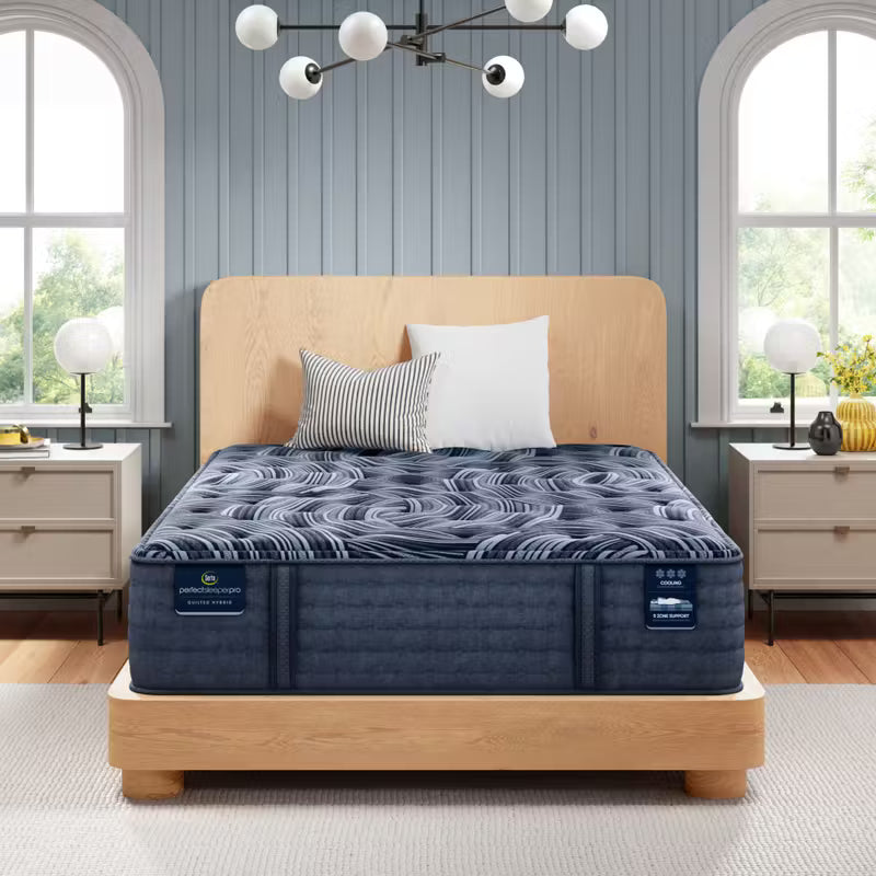 Perfect Sleeper Pro New Paris 15 Inch Latex Hybrid Medium Mattress