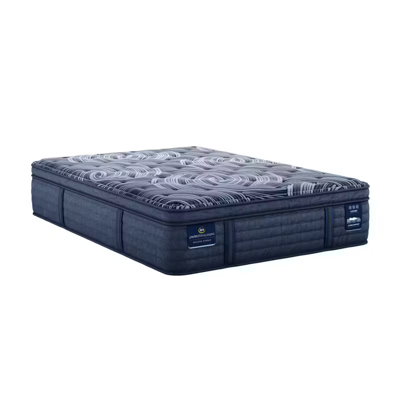 Perfect Sleeper Pro Valais 15 Inch Latex Hybrid Plush Pillow Top Mattress