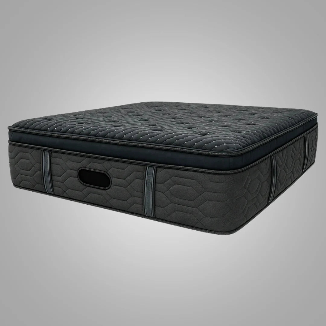 iDealBed Smart 5i Custom Adjustable Bed Base & Black Series Three Plush Pillow Top 17" Mattress (Bundle Price)