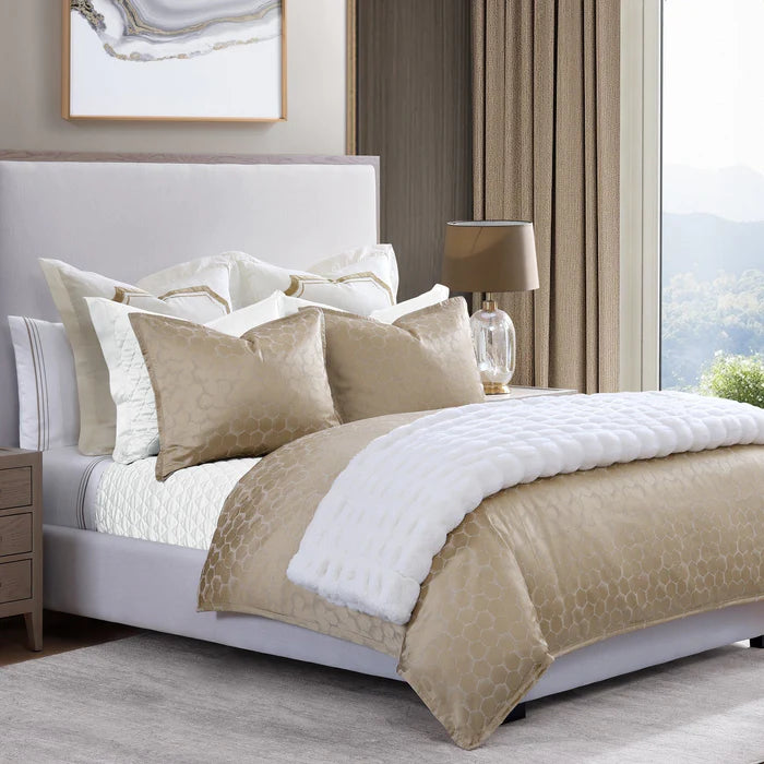 Honeycomb Jacquard Bedding Set HiEnd Accents