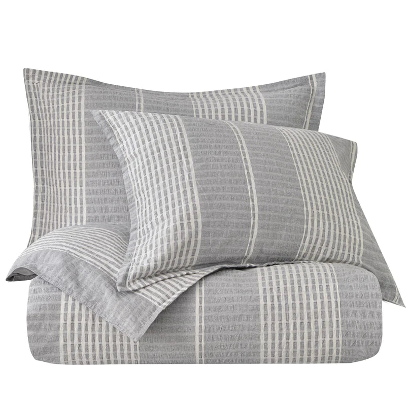 Lane Stripe Duvet Cover Set HiEnd Accents