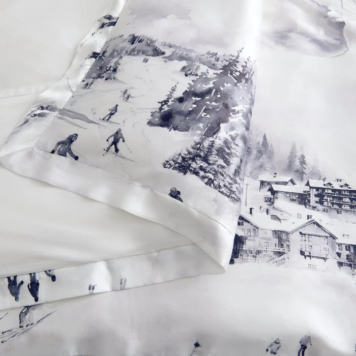 Ski Toile Lyocell Bedding Set HiEnd Accents