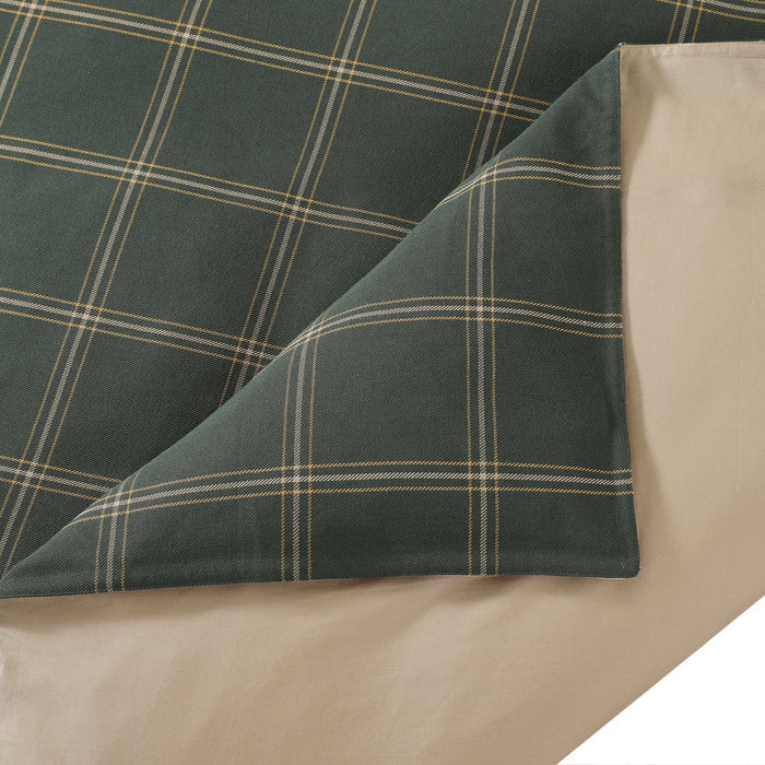 Windowpane Plaid Bedding Set HiEnd Accents