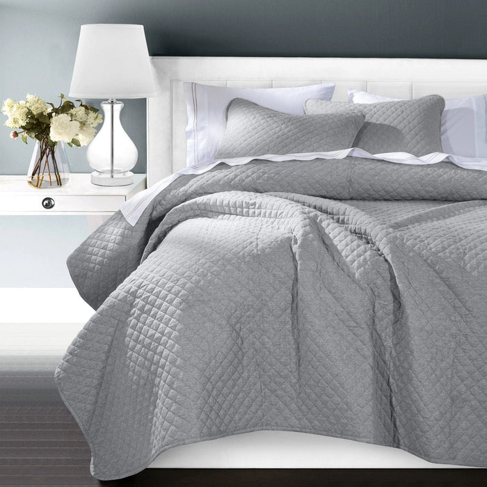 HiEnd Accents Anna Diamond Quilted Coverlet, 3 Colors HiEnd Accents