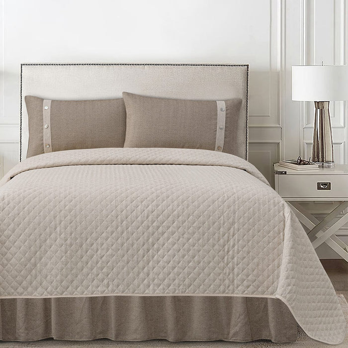 Fairfield Linen Coverlet Set HiEnd Accents