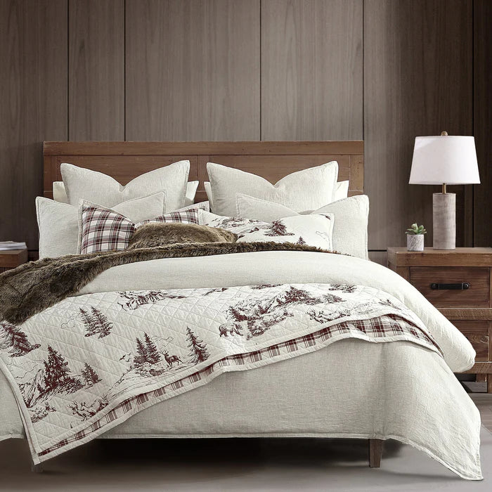 White Pine Reversible Quilt Set HiEnd Accents