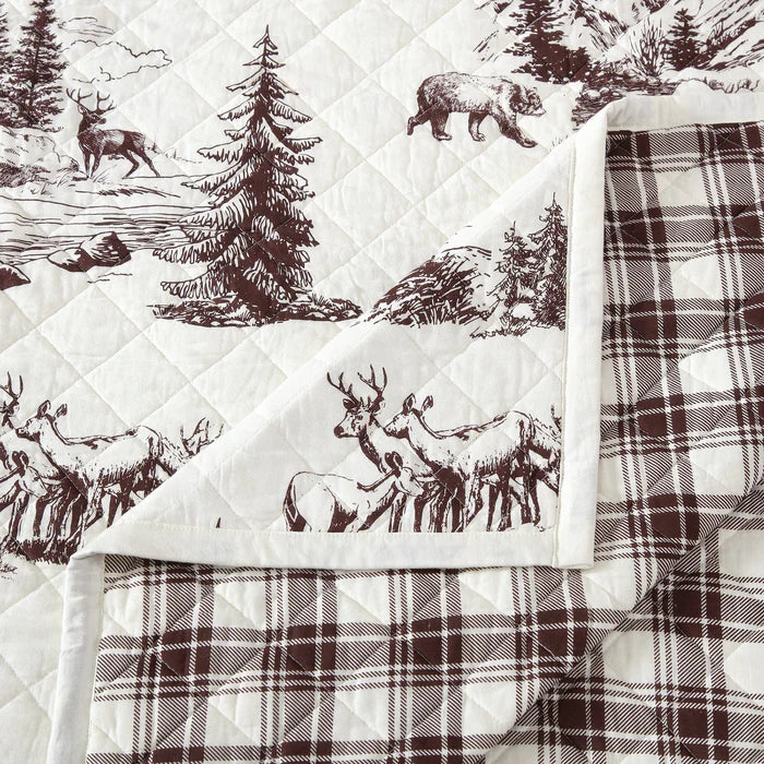 White Pine Reversible Quilt Set HiEnd Accents