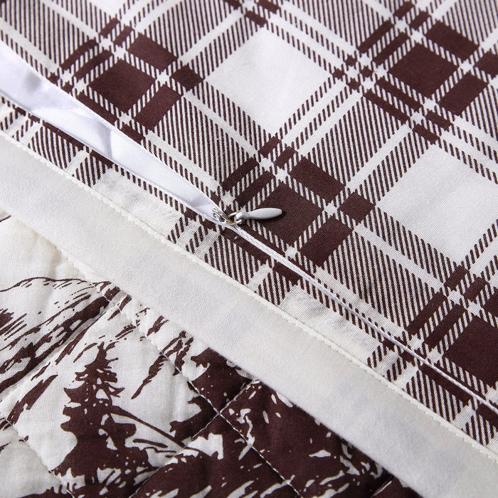 White Pine Reversible Quilt Set HiEnd Accents