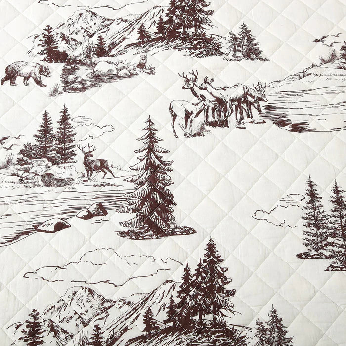 White Pine Reversible Quilt Set HiEnd Accents