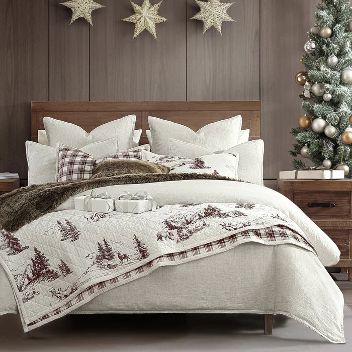 White Pine Reversible Quilt Set HiEnd Accents