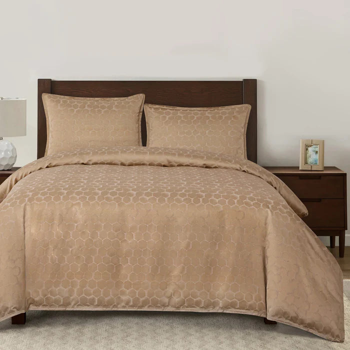 Honeycomb Jacquard Bedding Set HiEnd Accents