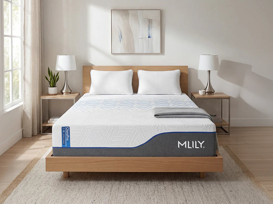 ChiroPro Tri-Zoned Wrapped Springs Hybrid 13 Inch Mattress By MLILY