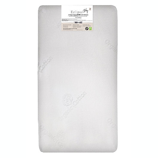 6 Inches Eclipse Wellness 2-Stage Organic Hybrid Crib Mattress Bundle of Dreams