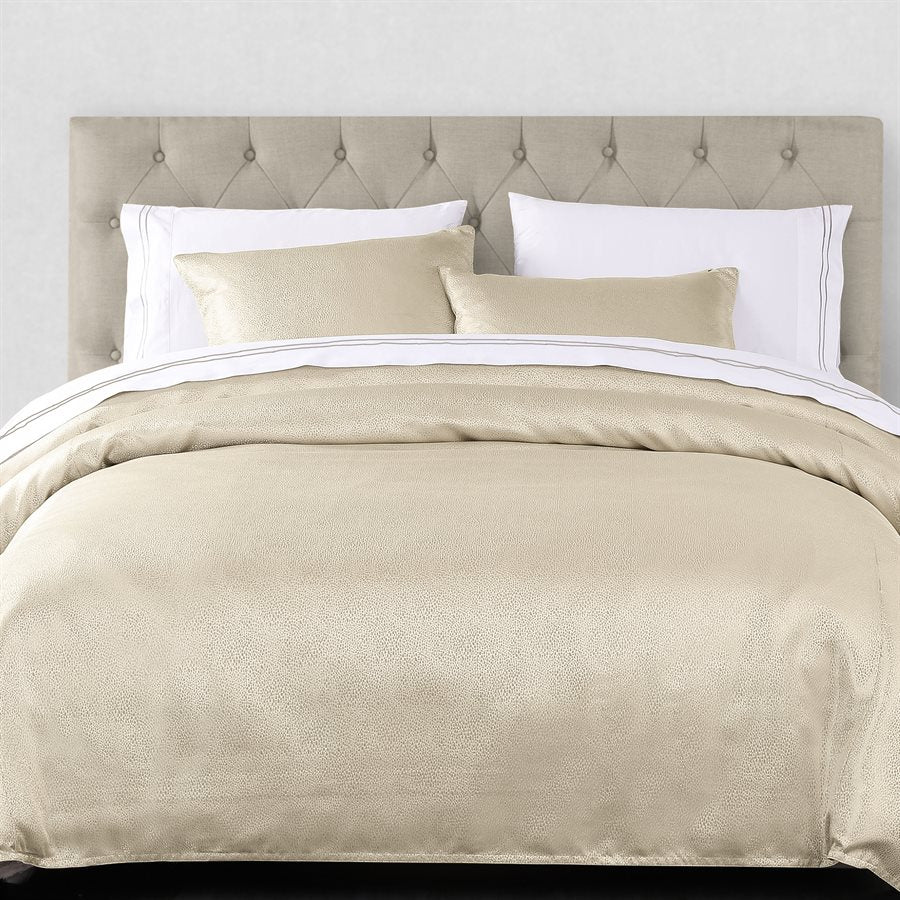 Marilyn Modern Bubble Duvet Cover Set, Gold HiEnd Accents