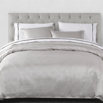 Marilyn Modern Bubble Duvet Cover Set, Gray HiEnd Accents