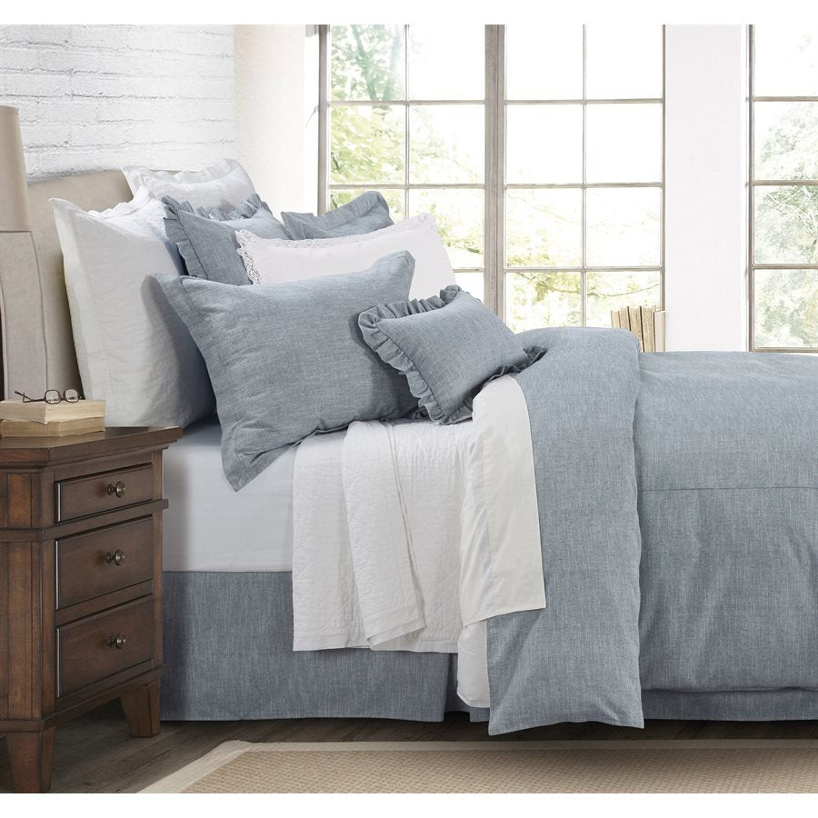 Chambray Comforter Set HiEnd Accents