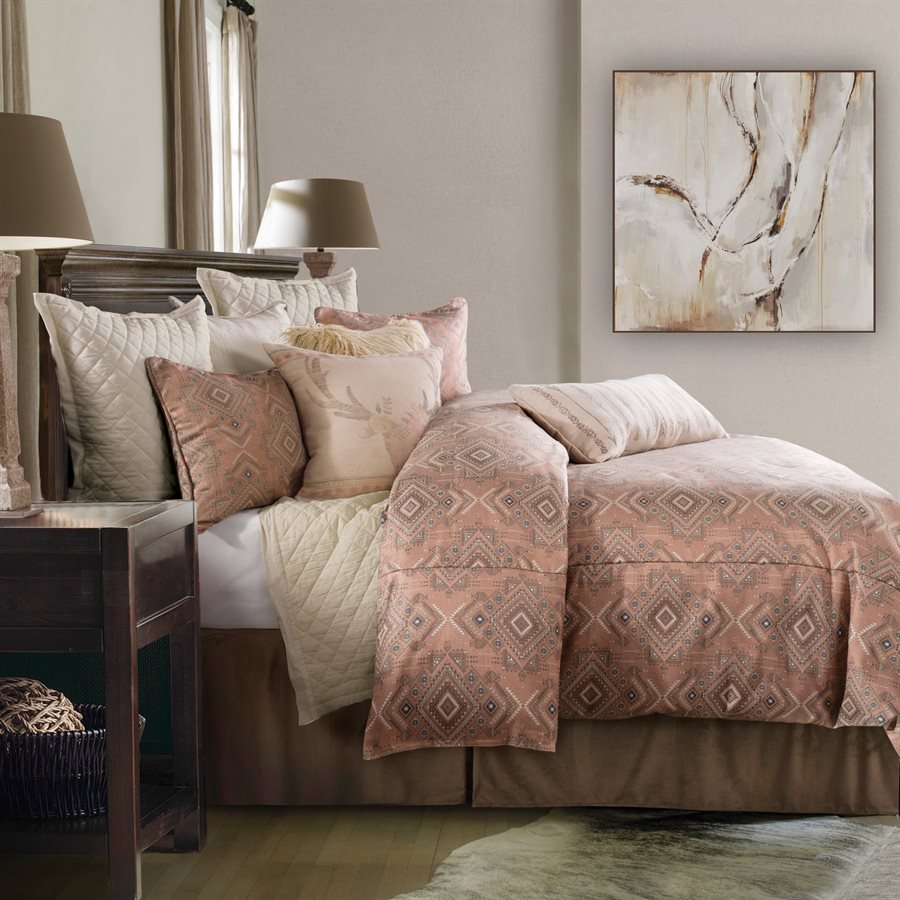 Sedona Pale Sienna Comforter Set HiEnd Accents