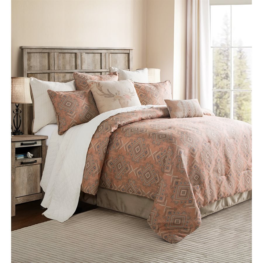 Sedona Pale Sienna Comforter Set HiEnd Accents