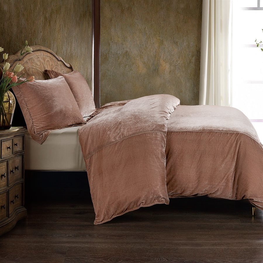 Stella Silk Velvet Duvet Set, 8 Colors HiEnd Accents