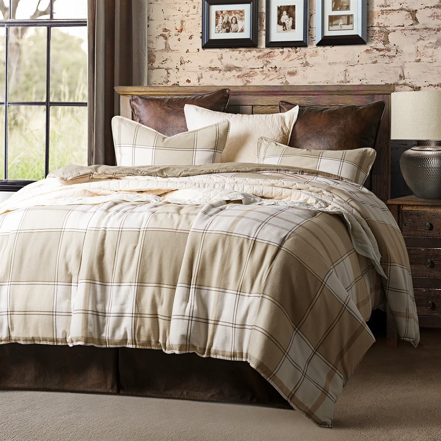 Wilson Plaid Comforter Set HiEnd Accents