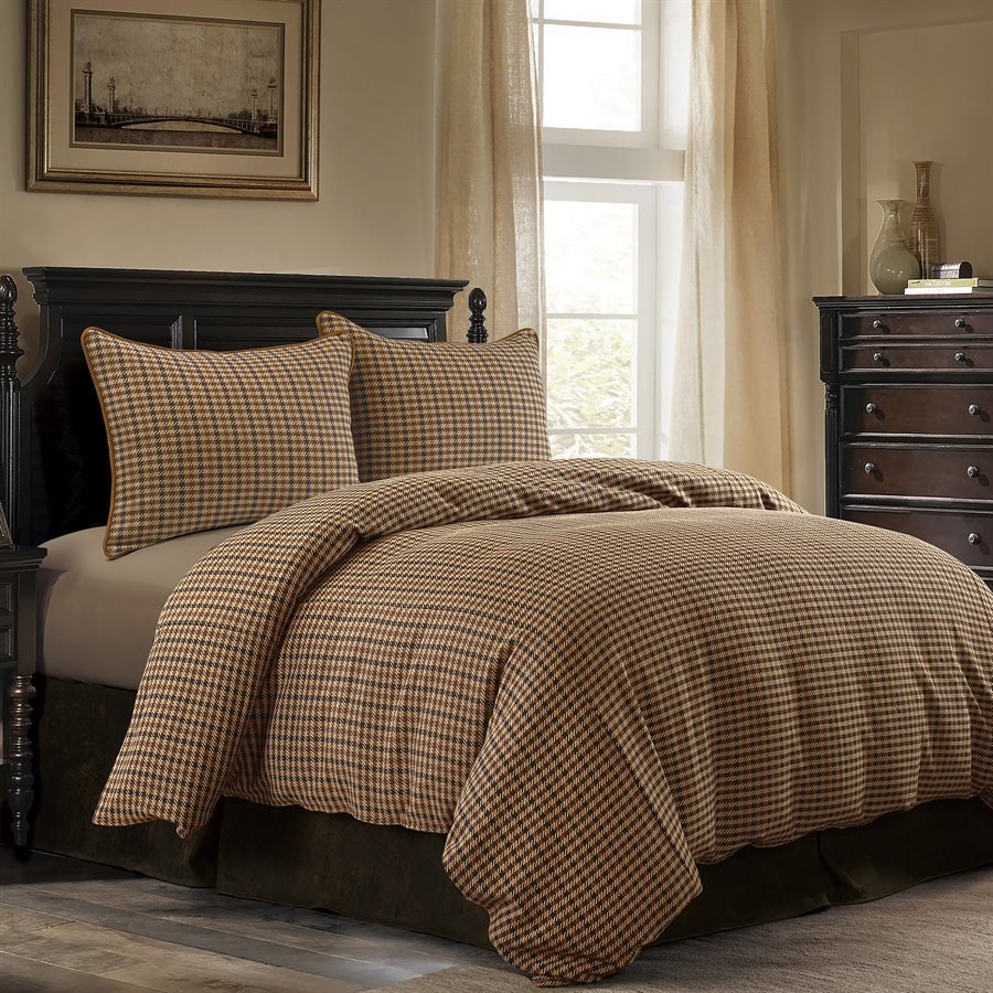 Clifton Houndstooth Comforter Set HiEnd Accents