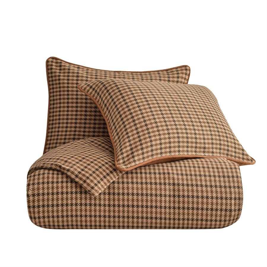 Clifton Houndstooth Comforter Set HiEnd Accents