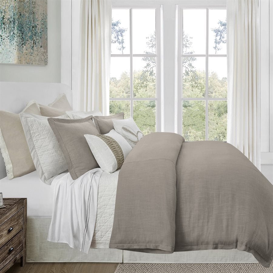 Hera Washed Linen Duvet Cover Set, 8 Colors HiEnd Accents