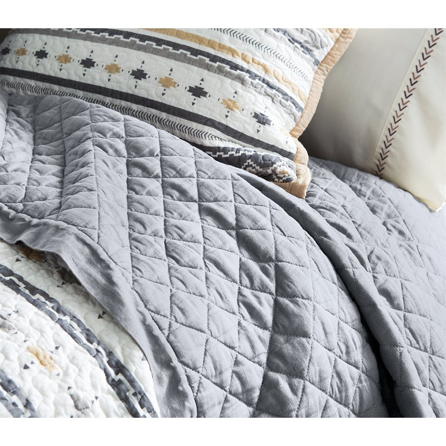 Desert Sage Reversible Quilt Set HiEnd Accents