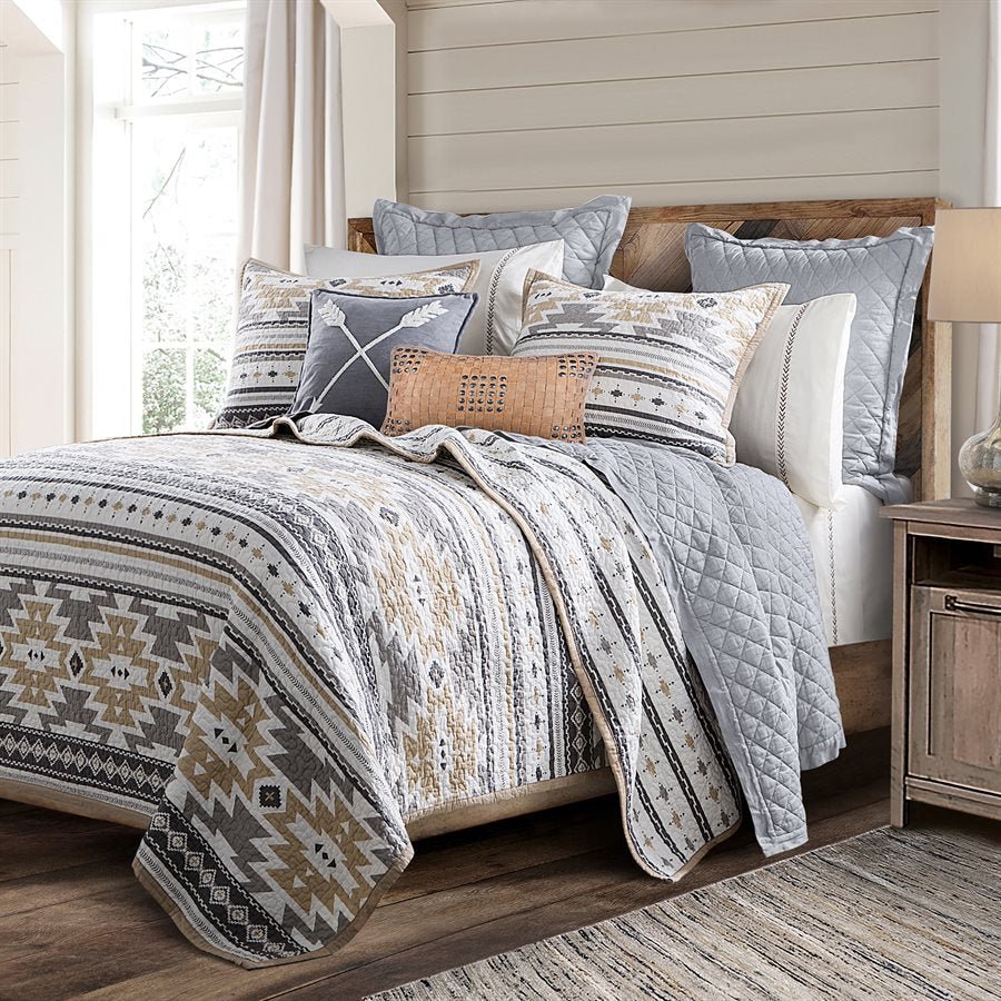 Desert Sage Reversible Quilt Set HiEnd Accents