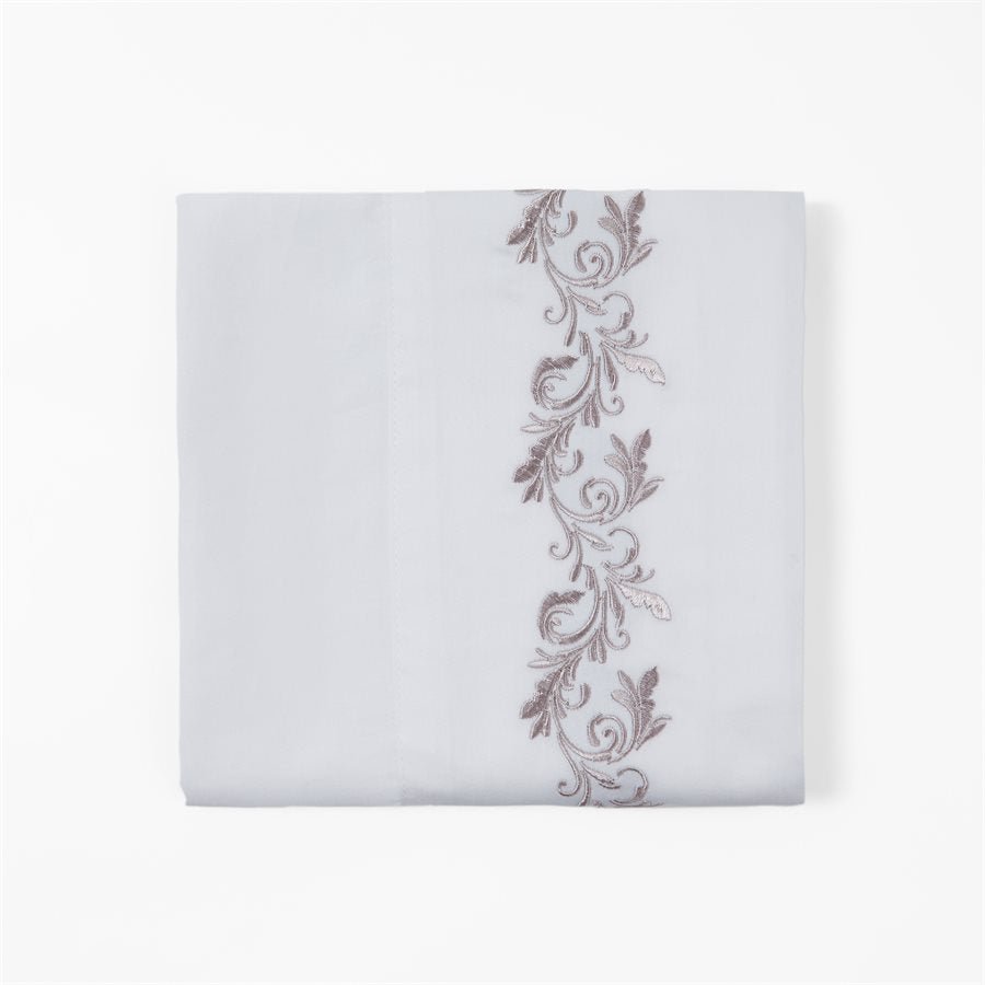 350 Thread Count Scroll 4Pc Sheet Set, White By HiEnd Accents