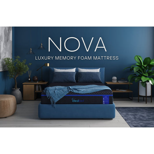 iDealBed G4 Nova Luxury Memory Foam Mattress, Firm