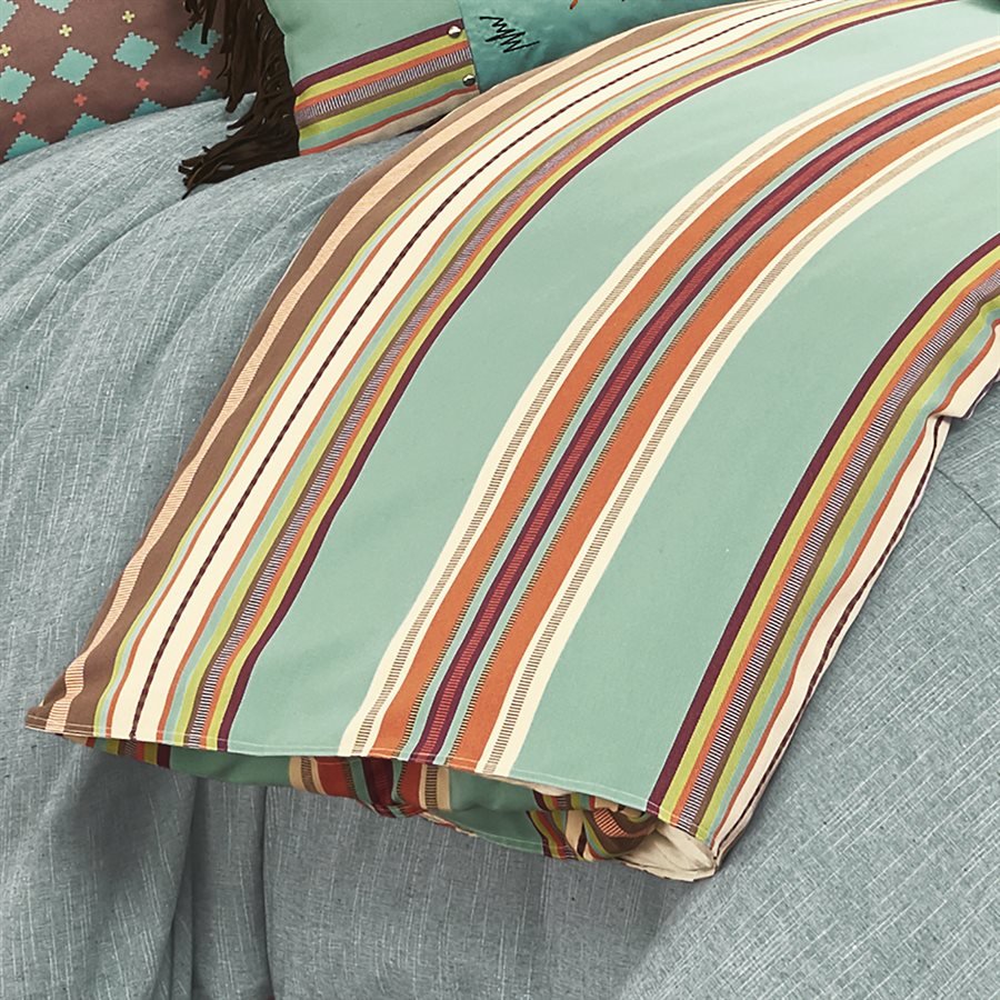 Serape Southwestern Striped Duvet Cover HiEnd Accents