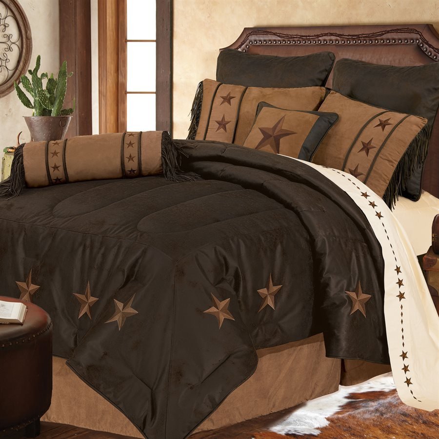 Laredo Comforter Set, Chocolatr HiEnd Accents