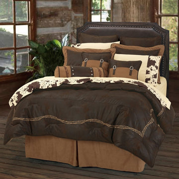 Barbwire Comforter Ser, Chocolate HiEnd Accents