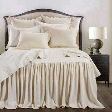 Luna Washed Linen Bedspread Set HiEnd Accents