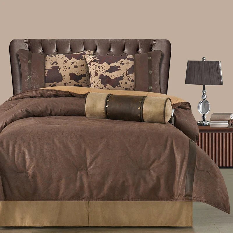 Caldwell 5Pc Comforter Set By HiEnd Accents