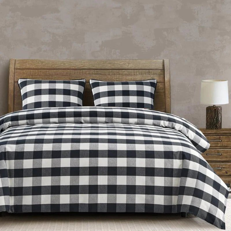 Camille Buffalo Check Comforter Set HiEnd Accents