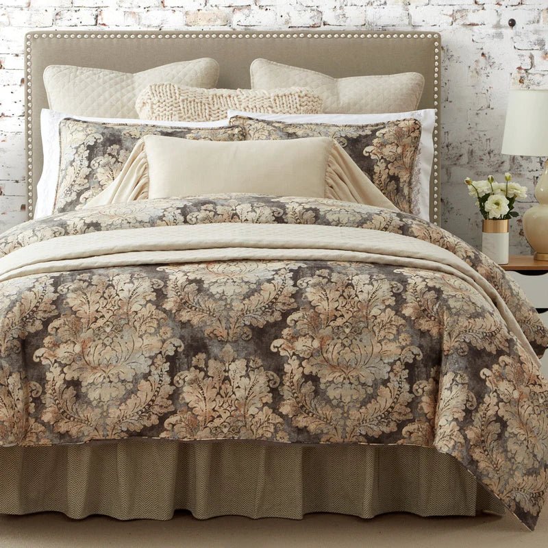 Victoria Damask Comforter Set HiEnd Accents