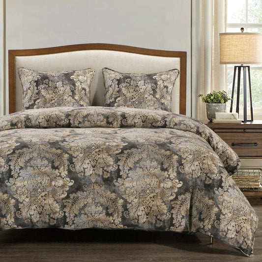 Victoria Damask Comforter Set