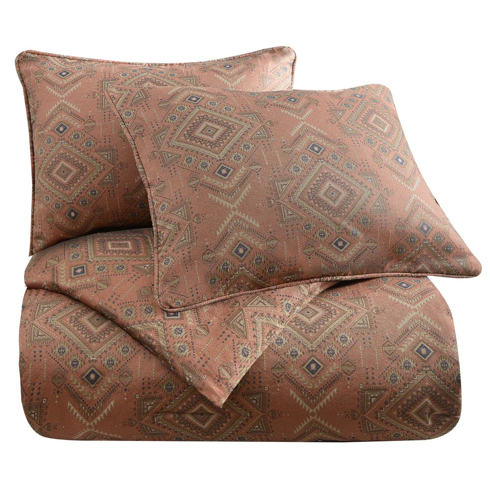 Sedona Pale Sienna 3Pc Comforter Set By HiEnd Accents