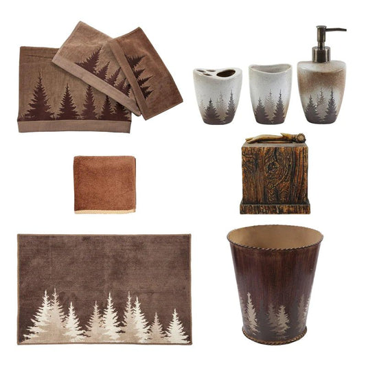 Clearwater Pines 13 Pc Bath Accessory And Towel Set