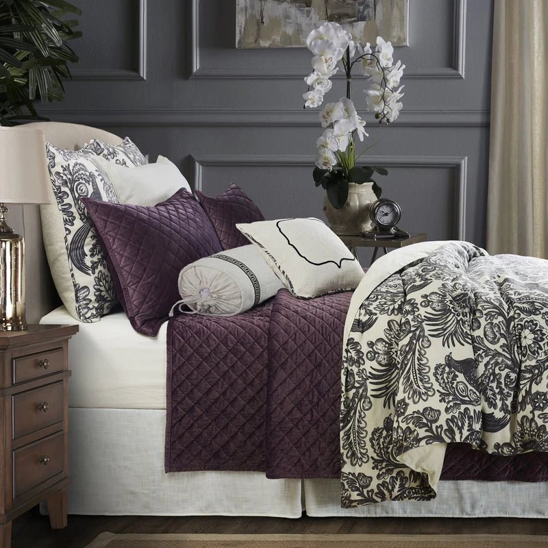 Augusta Toile 7Pc Duvet Cover Set By HiEnd Accents