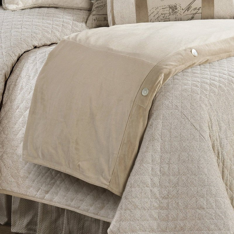 Sand Velvet Duvet Cover HiEnd Accents