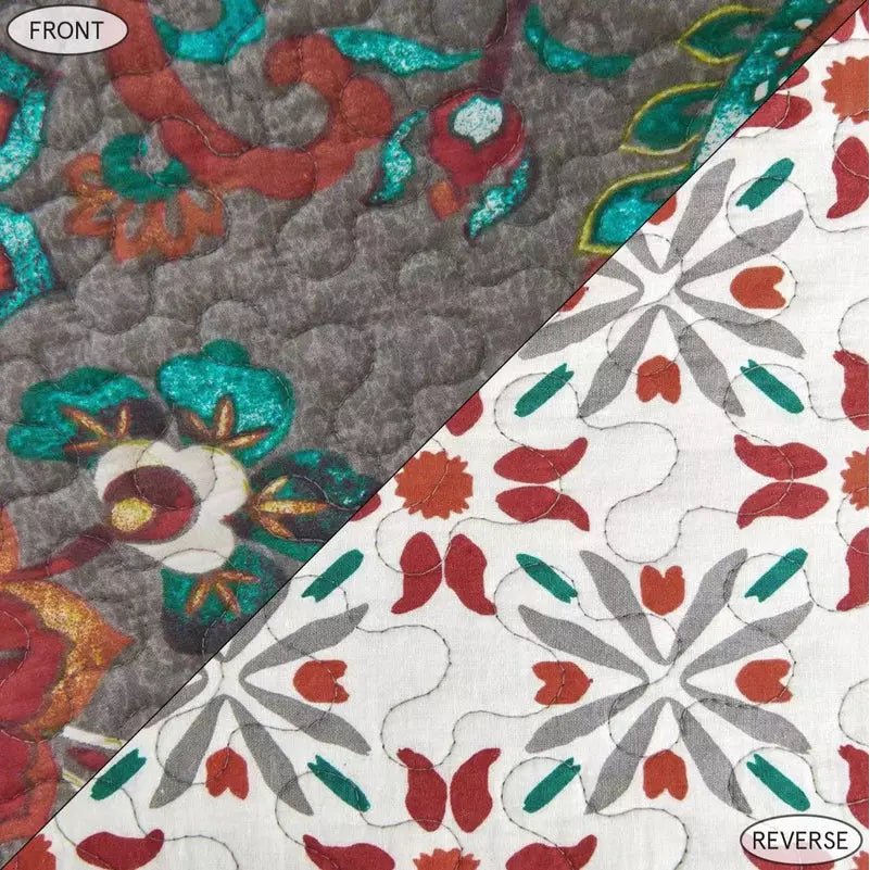 Abbie Western Paisley Reversible Quilt Set  HiEnd Accents