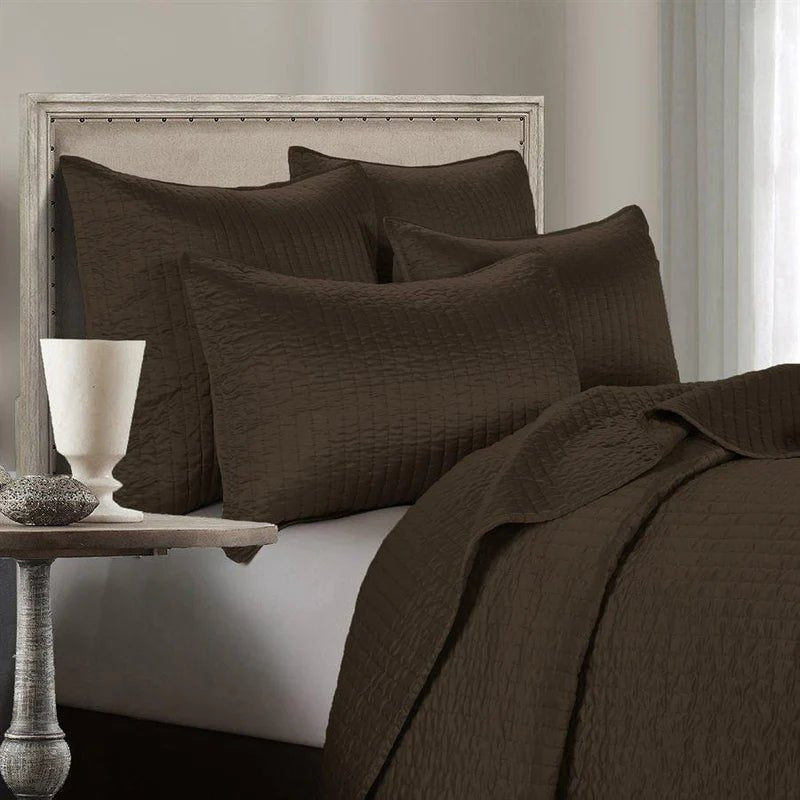 Satin Channel 3Pc Quilt Set By HiEnd Accents